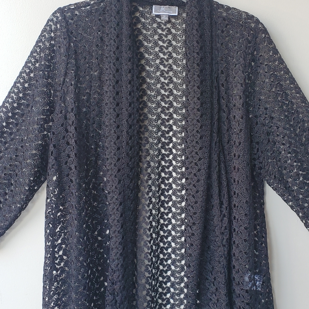 NWT JM Collection Open Front Sweater - Picture 4 of 12